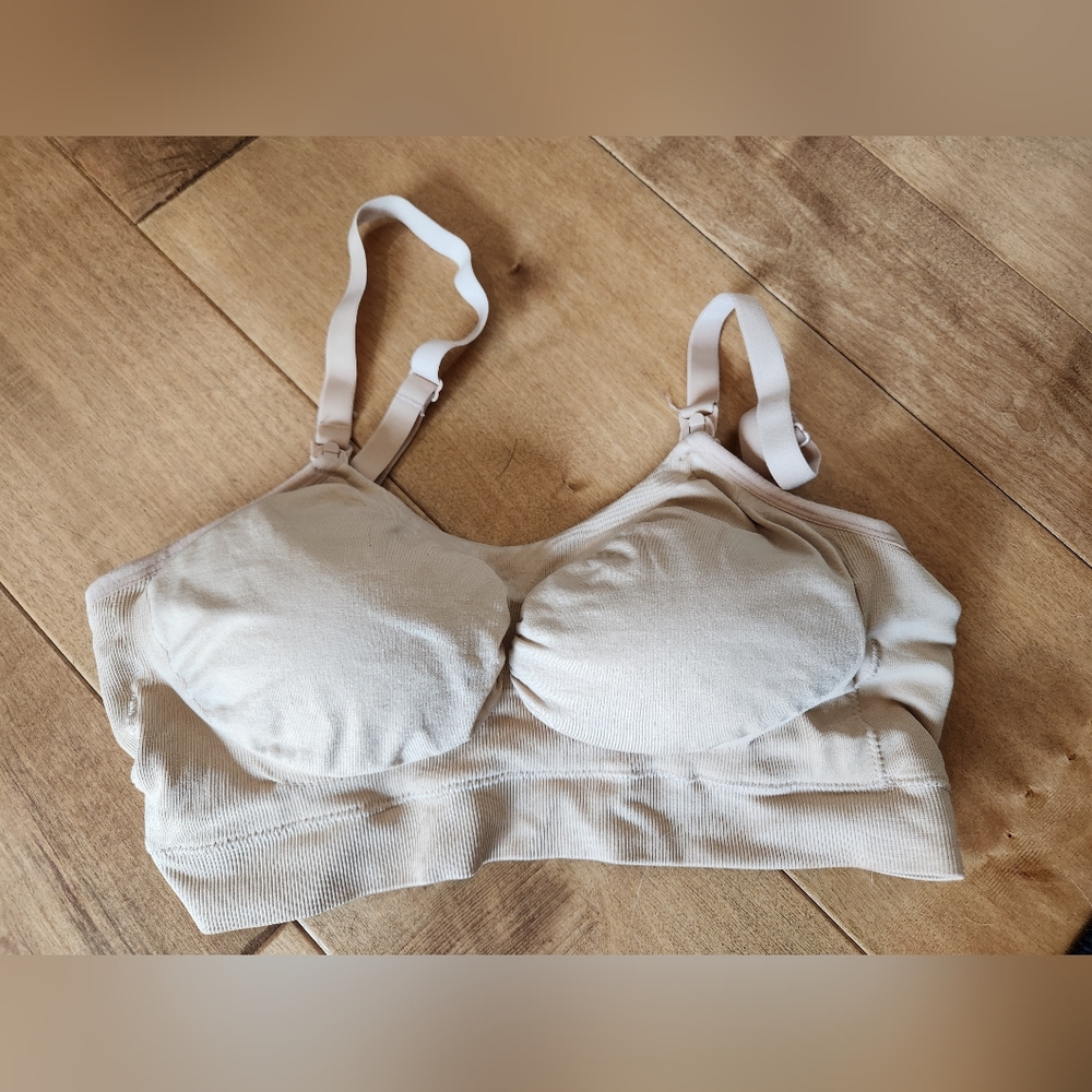 Kindred bravely beige nursing/pumping bra